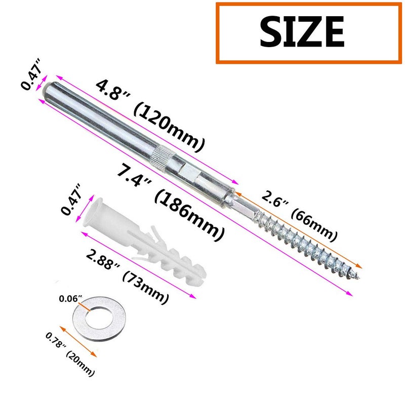 SpzcdZa 4pcs 5 inch Floating Shelf Invisible Support Bracket,Hidden Shelf Support Brackets Hardened Concealed Floating Shelf Blind Wall Shelf Floating Shelf Metal Brackets - Image 2
